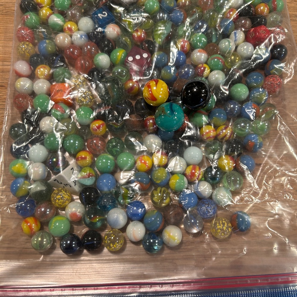Colorful Assorted Marbles Collection